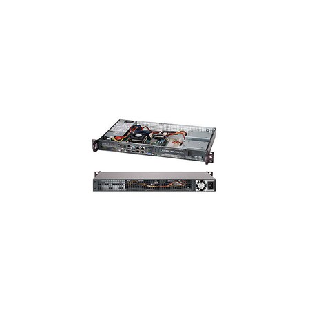 Supermicro SuperChassis 200W 1U Rackmount Server Chassis (Black), CSE-505-203B CSE-505-203B